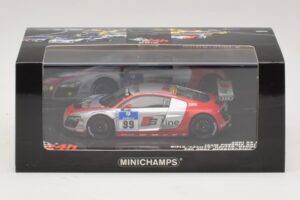 Audi R8 LMS GT3 #99 F. Biela / M. Fassler Phoenix Racing 24 Hours of Nurburgring 2010 Minichamps 1:43 437101999 Μέταλλο - εικόνα 5 από 5