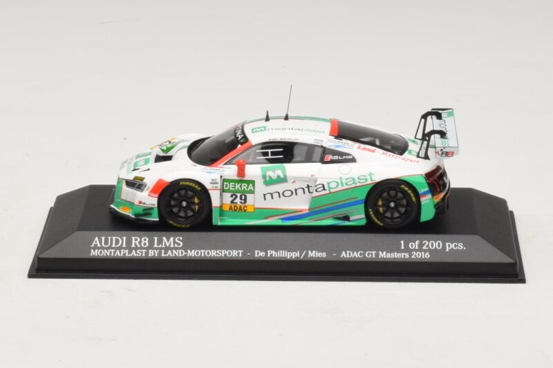 Audi R8 LMS Montaplast By Land-Motorsport #29 C. De Phillippi / C. Mies ADAC GT Masters 2016 Minichamps 1:43 Audi R8 LMS Montaplast By Land-Motorsport #29 C. De Phillippi / C. Mies ADAC GT Masters 2016 Minichamps 1:43 437161129 Μέταλλ