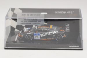 Audi R8 LMS Ultra #29 Team WRT Sandstorm L. Vanthoor 24 Hours of Nurburgring 2013 Minichamps 1:43 437130129 Μέταλλο - εικόνα 4 από 5