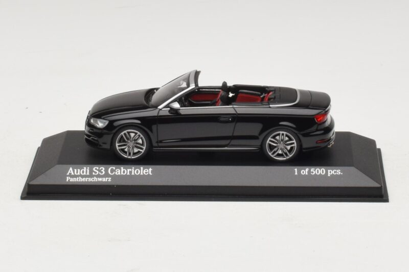 Audi S3 8P Καμπριολέ Μαύρο Minichamps 1:43 437013030 Μέταλλο