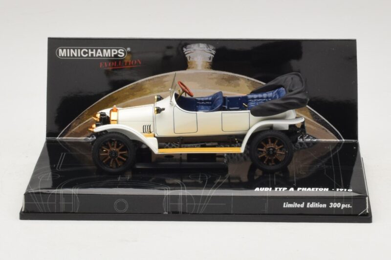 Audi Typ A Phaeton Λευκό Μπλε Minichamps 1:43 437019032 Μέταλλο