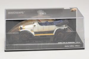 Audi Typ A Phaeton Λευκό Μπλε Minichamps 1:43 437019032 Μέταλλο - εικόνα 4 από 5