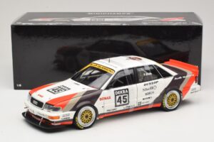 Audi V8 Quattro DTM #45 F. Biela Team AZR 1991 Minichamps 1:18 100911045 Μέταλλο - εικόνα 8 από 8