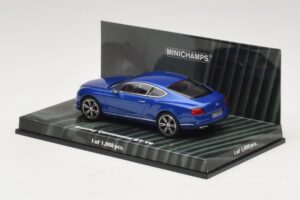 Bentley Continental GT V8 Μπλε Μεταλλικό Minichamps 1:43 436139982 Μέταλλο - εικόνα 3 από 4