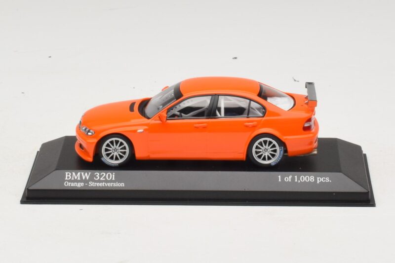BMW 320i E46 Έκδοση Δρόμου Πορτοκαλί Minichamps 1:43 400052400 Μέταλλο