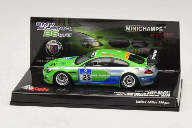 BMW Alpina B6 GT3 #25 24 Hours of Nürburgring 2009 Minichamps 1:43 437092625 Μέταλλο