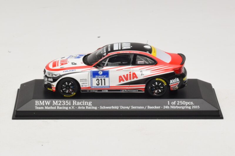 BMW M235i Team Mathol Racing #311 Scherfeld / Duve 24 Hours of Nurburgring 2015 Minichamps 1:43 BMW M235i Team Mathol Racing #311 Scherfeld / Duve 24 Hours of Nurburgring 2015 Minichamps 1:43 437152511 Μέταλλο