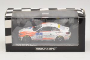 BMW M235i Team Rent2drive #304 Ackermann / Wishkirchen 24 Hours of Nurburgring 2015 Minichamps 1:43 437152504 Μέταλλο - εικόνα 4 από 4