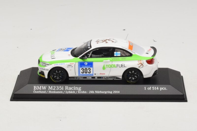 BMW M235i ToolFuel #303 Krohn 24 Hours of Nurburgring 2014 Minichamps 1:43 BMW M235i ToolFuel #303 Krohn 24 Hours of Nurburgring 2014 Minichamps 1:43 437142403 Μέταλλο