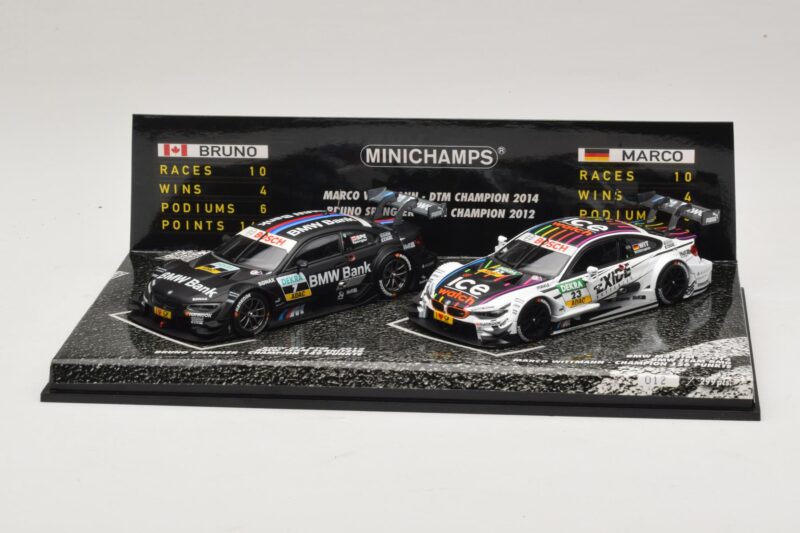 BMW M3 & M4 DTM Champions Set B. Spengler / M. Wittmann 2012 & 2014 Minichamps 1:43 412020723 Μέταλλο