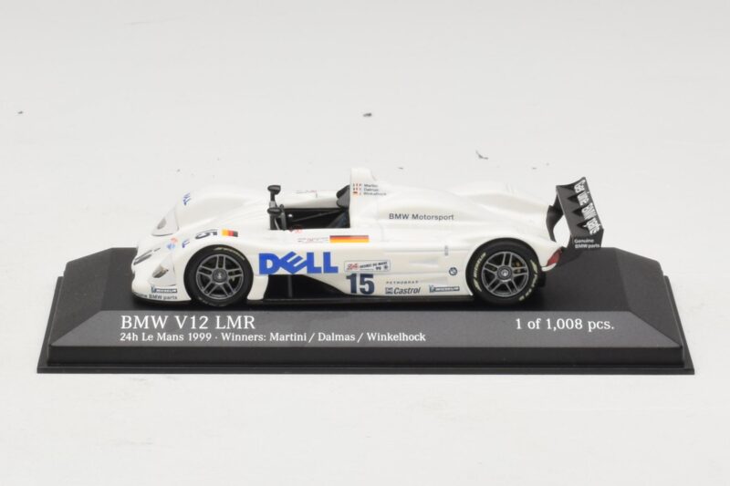BMW V12 LMR #15 P. Martini / Y. Dalmas / J. Winkelhock 24 Hours of Le Mans Winner 1999 Minichamps 1:43 430992915 Μέταλλο