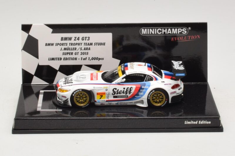 BMW Z4 GT3 Steiff #7 Muller / Ara Super GT 2015 Minichamps 1:43 447152007 Μέταλλο