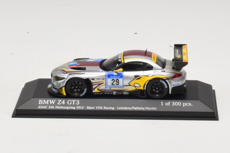BMW Z4 GT3 VDS Racing #29 B. Leinders / M. Palttala 24 Hours of Nurburgring 2012 Minichamps 1:43 BMW Z4 GT3 VDS Racing #29 B. Leinders / M. Palttala 24 Hours of Nurburgring 2012 Minichamps 1:43 437122929 Μέταλλο