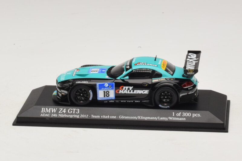 BMW Z4 GT3 Vita4One #18 Goransson / Klingmann 24 Hours of Nürburgring 2012 Minichamps 1:43 BMW Z4 GT3 Vita4One #18 Goransson / Klingmann 24 Hours of Nürburgring 2012 Minichamps 1:43 437122918 Μέταλλο