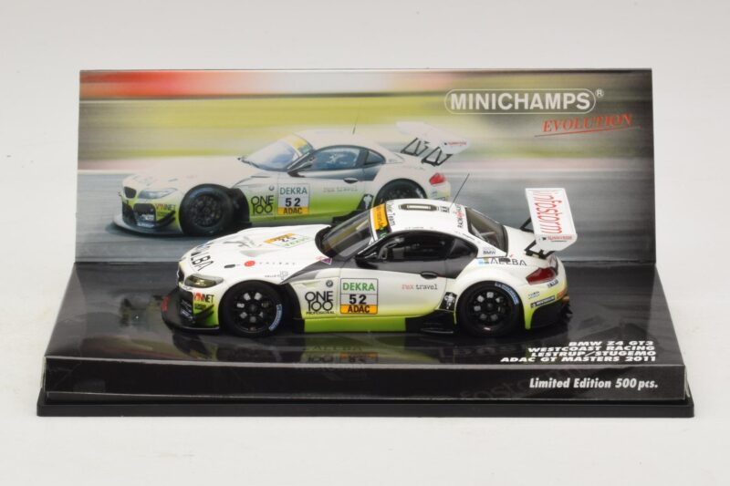 BMW Z4 GT3 Westcoast Racing #52 F. Lestrup ADAC GT Masters 2011 Minichamps 1:43 437112952 Μέταλλο