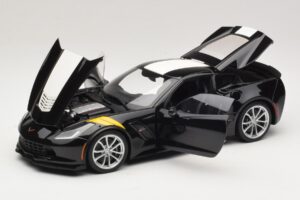 Chevrolet Corvette C7 Grand Sport Μαύρο με Λευκές Ρίγες AUTOart 1:18 71273 Σύνθετο - εικόνα 2 από 8