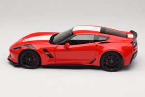 Chevrolet Corvette C7 Grand Sport Κόκκινο με Λευκές Ρίγες AUTOart 1:18 71274 Σύνθετο - εικόνα 4 από 8