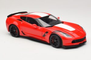 Chevrolet Corvette C7 Grand Sport Κόκκινο με Λευκές Ρίγες AUTOart 1:18 71274 Σύνθετο - εικόνα 6 από 8