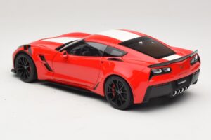 Chevrolet Corvette C7 Grand Sport Κόκκινο με Λευκές Ρίγες AUTOart 1:18 71274 Σύνθετο - εικόνα 7 από 8
