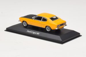 Ford Capri Mk1 RS Κίτρινο με Μαύρο Καπό Maxichamps 1:43 940085800 Μέταλλο - εικόνα 3 από 4