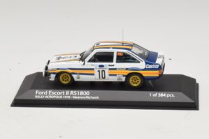Ford Escort Mk2 RS1800 #10 A. Vatanen / D. Richards Rally Acropolis 1978 Minichamps 1:43 400808410 Μέταλλο