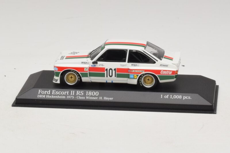 Ford Escort Mk2 RS1800 #10 H. Heyer Class Winner DRM Hockenheim 1975 Minichamps 1:43 Ford Escort Mk2 RS1800 #10 H. Heyer Class Winner DRM Hockenheim 1975 Minichamps 1:43 400758491 Μέταλλο
