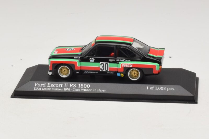 Ford Escort Mk2 RS1800 #30 H. Heyer Class Winner DRM Mainz-Finthen 1976 Minichamps 1:43 400768430 Μέταλλο