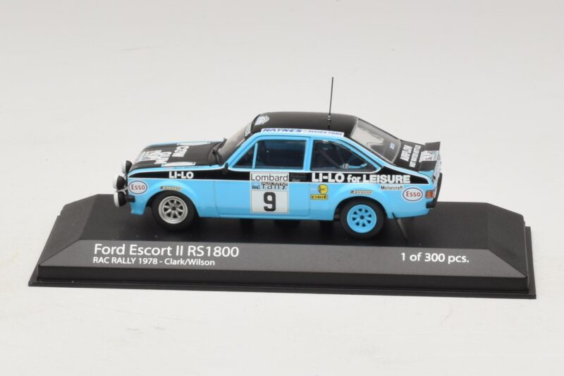 Ford Escort Mk2 RS1800 #9 R. Clark / Wilson RAC Rally 1978 Minichamps 1:43 Ford Escort Mk2 RS1800 #9 R. Clark / Wilson RAC Rally 1978 Minichamps 1:43 400788409 Μέταλλο