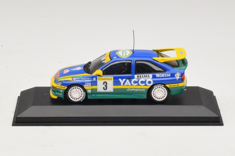 Ford Escort RS #3 Bernardini / Occelli Rally Monte Carlo Winner 1996 Minichamps 1:43 430968203 Μέταλλο