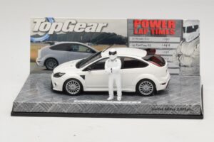 Ford Focus RS Mk2 Top Gear Λευκό Με Φιγούρα Minichamps 1:43 519438810 Μέταλλο