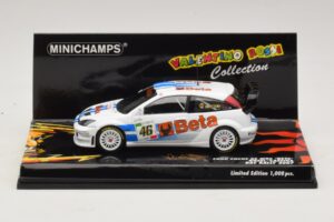 Ford Focus RS WRC #46 V. Rossi / C. Cassina RAC Rally 2007 Κατεστραμμένο Κουτί Minichamps 1:43 400078446-O1 Μέταλλο