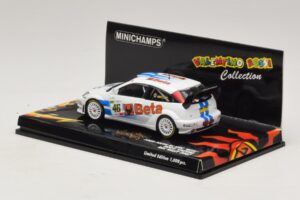 Ford Focus RS WRC #46 V. Rossi / C. Cassina RAC Rally 2007 Κατεστραμμένο Κουτί Minichamps 1:43 400078446-O1 Μέταλλο - εικόνα 3 από 5