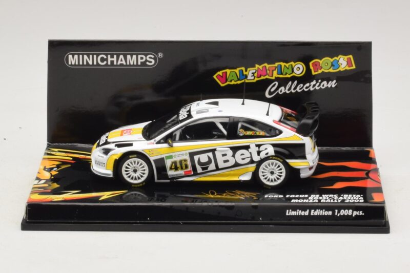Ford Focus RS WRC #46 V. Rossi / C. Cassina Monza Rally Show 2008 Minichamps 1:43 400088946 Μέταλλο