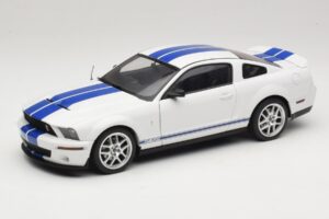 Ford Shelby Cobra GT500 Concept Λευκό με Μπλε Ρίγα AUTOart 1:18 73052 Μέταλλο