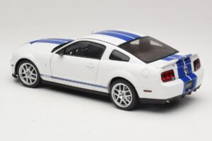 Ford Shelby Cobra GT500 Concept Λευκό με Μπλε Ρίγα AUTOart 1:18 73052 Μέταλλο - εικόνα 7 από 8
