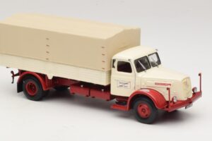 Henschel HS 140 Φορτηγό με Καρότσα Λευκό Κόκκινο Minichamps 1:43 439171020 Μέταλλο - εικόνα 4 από 6
