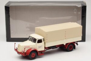 Henschel HS 140 Φορτηγό με Καρότσα Λευκό Κόκκινο Minichamps 1:43 439171020 Μέταλλο - εικόνα 6 από 6