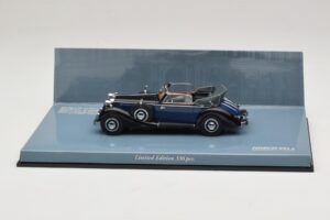 Horch 853 A Sport Cabriolet Μαύρο Μπλε Minichamps 1:43 436012036 Μέταλλο