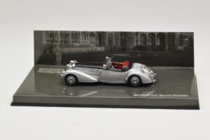 Horch 855 Special Roadster Ασημί Μαύρο Minichamps 1:43 436014204 Μέταλλο