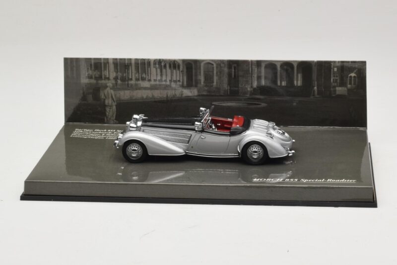Horch 855 Special Roadster Ασημί Μαύρο Minichamps 1:43 436014204 Μέταλλο