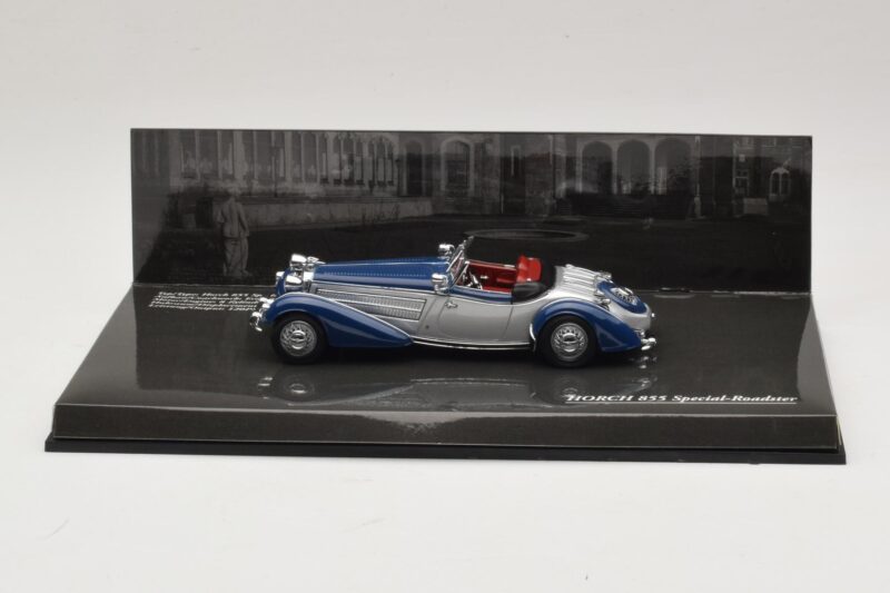 Horch 855 Special Roadster Ασημί Μπλε Minichamps 1:43 436014202 Μέταλλο