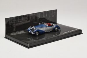 Horch 855 Special Roadster Ασημί Μπλε Χωρίς Εξωτερικό Κουτί Minichamps 1:43 436014202-O1 Μέταλλο - εικόνα 2 από 4