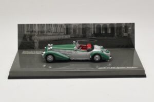 Horch 855 Special Roadster Ασημί Πράσινο Minichamps 1:43 436014205 Μέταλλο