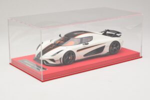 Koenigsegg Regera Λευκό με Μαύρο Καρμπόν FrontiArt 1:18 REMC043 Ρητίνη - εικόνα 6 από 7
