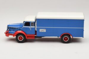 Krupp Titan Φορτηγό Κλειστού Τύπου Μπλε Κόκκινο Minichamps 1:43 439069040 Μέταλλο - εικόνα 3 από 6
