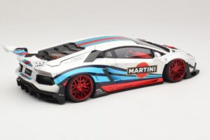 Lamborghini Aventador LB Works Martini Livery AUTOart 1:18 79185 Σύνθετο - εικόνα 3 από 8