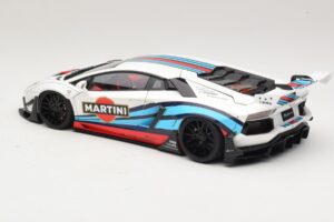 Lamborghini Aventador LB Works Martini Livery AUTOart 1:18 79185 Σύνθετο - εικόνα 7 από 8