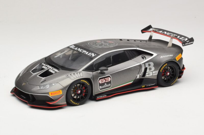 Lamborghini Huracan LP620-2 Super Trofeo #63 Σκούρο Γκρι 2016 AUTOart 1:18 81559 Σύνθετο