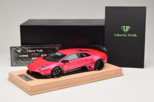 Lamborghini Murcielago Liberty Walk Γυαλιστερό Ροζ AB Models 1:18 REMC044 Ρητίνη - εικόνα 7 από 7