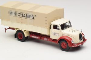 Magirus-Deutz S 7500 Jupiter Φορτηγό με Καρότσα Λευκό Κόκκινο Minichamps 1:43 439141022 Μέταλλο - εικόνα 4 από 6